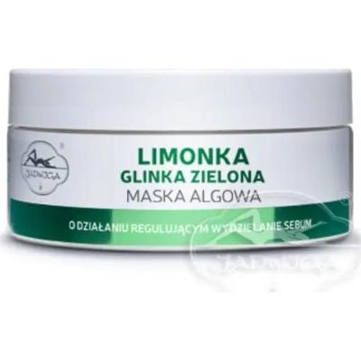 Maska algowa do cery trądzikowej, tłustej, mieszanej Jadwiga Limonka i Glinka Zielona 250 ml