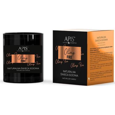 Naturalna świeca sojowa Apis Olimp Fire o orientalno-kwiatowym zapachu