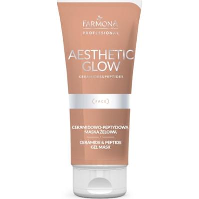Ceramidowo-peptydowa maska żelowa - Farmona Aesthetic Glow - 200 ml