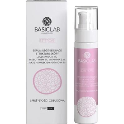 Serum regenerujące strukturę skóry z ceramiadami 1% i kompleksem peptydów 5% - BasicLab - 50 ml