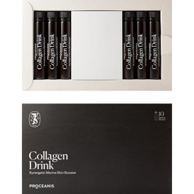 Suplement diety z kolagenem morskim, elastyną i krzemem - Proceanis - Collagen Drink Shot - 10 shotów x 25 ml