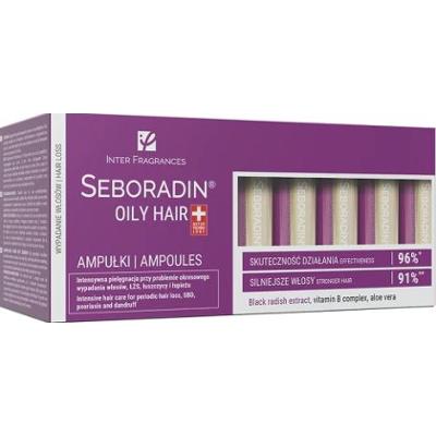 Ampułki do włosów przetłuszczających się i skłonnych do wypadania Seboradin Oily Hair 14 x 5,5 ml