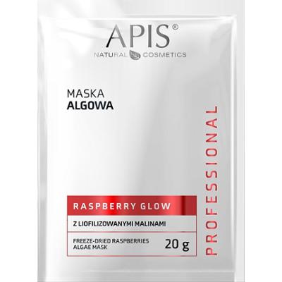 Maska algowa z liofilizowanymi malinami Apis Professional Raspberry Glow SASZETKA 20g