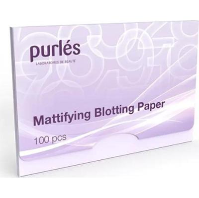 Bibułki matujące do twarzy - Purles Mattifying Blotting Paper - 100 szt.