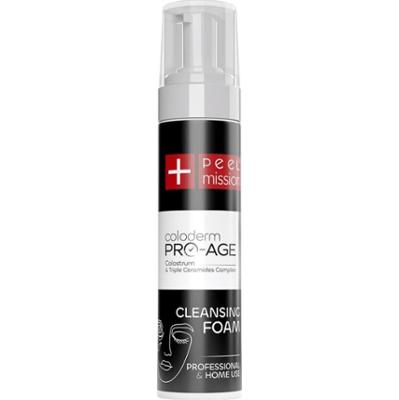 Pianka myjąca do twarzy i oczu - Peel Mission Coloderm Pro Age Cleansing Foam - 200 ml