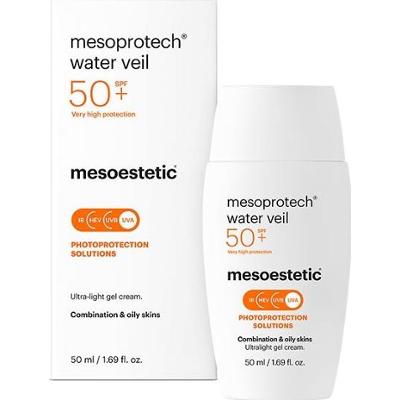 Ultralekki żel-krem przeciwsłoneczny SPF 50+ - Mesoestetic - Mesoprotech Water Veil - 50 ml