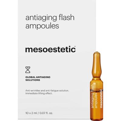 Ampułki liftingujące zmarszczki, oznaki zmęczenia Mesoestetic Antiaging Flash Ampoules (10 x 2 ml)