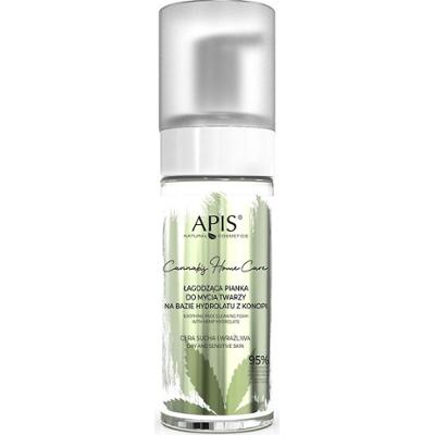 Łagodząca pianka do mycia twarzy - Apis - Cannabis Home Care - 150 ml