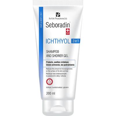 Przeciwłupieżowy szampon i żel 2w1 do skóry wrażliwej atopowej Seboradin ICHTHYOL 200 ml