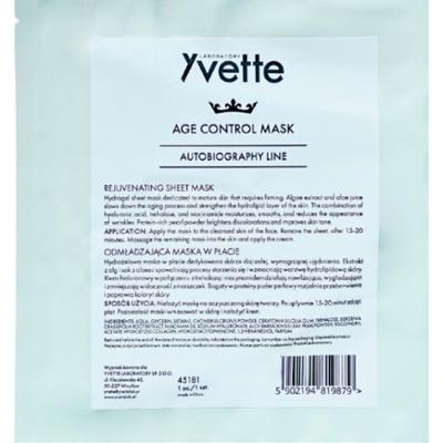 Odmładzająca maska w płacie - Yvette Age Control Mask - 1 szt.