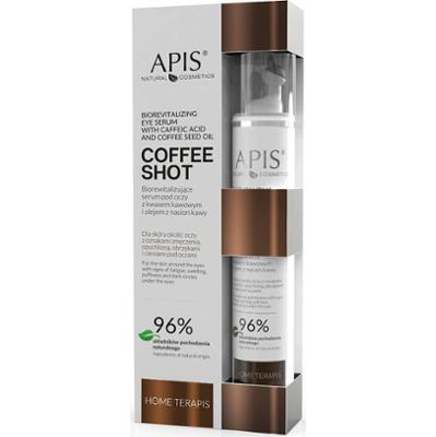 Biorewitalizujące serum pod oczy z kwasem kawowym i olejem z nasion kawy - Apis Coffee Shot - 10 ml