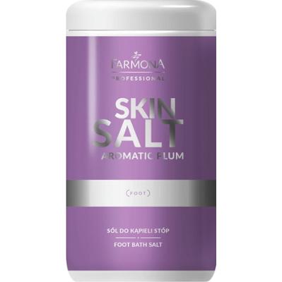 Sól do kąpieli stóp - Farmona Skin Salt Aromatic Plum - 1400 g