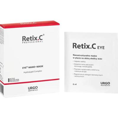 Nanostrukturalna maseczka w płacie pod oczy Retix.C Eye 5 x 6 ml