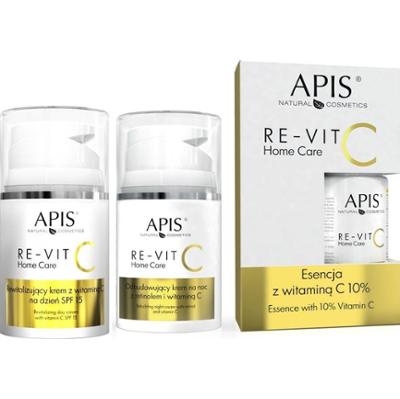 Zestaw Apis Professional RE-VIT C Home Care esencja + krem na dzień + krem na noc