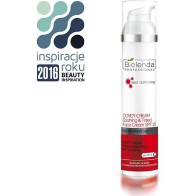 Bielenda POST TREATMENT CARE COVER CREAM Tonująco-łagodzący krem do twarzy SPF25 100ml