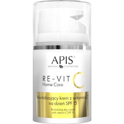 Rewitalizujący krem z witaminą C na dzień SPF 15 Apis Professional RE-VIT C Home Care 50 ml