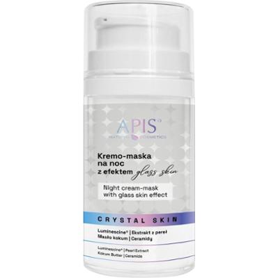 Kremo-maska na noc z efektem „glass skin” - Apis Crystal Skin - 50 ml