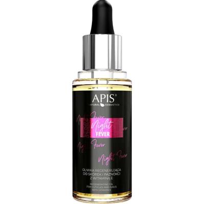 Oliwka regenerująca do skórek i paznokci z witaminą E Apis Night Fever 30 ml