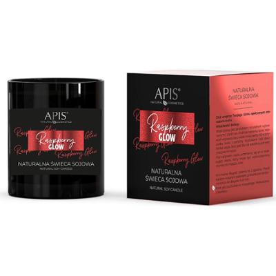 Naturalna zapachowa świeca sojowa Apis Raspberry Glow