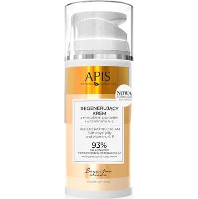 Regenerujący krem z mleczkiem pszczelim i witaminami A,E - Apis Bogactwo Miodu - 100 ml