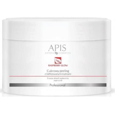 Cukrowy peeling z liofilizowanymi malinami Apis Professional Raspberry Glow 220g