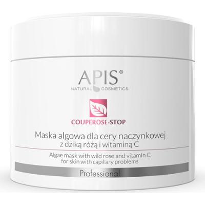 Maska algowa na naczynka z dziką różą i witaminą C - Apis Couperose-Stop - 100 g