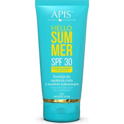 Emulsja do opalania ciała z masłem kakaowym SPF 30 - Apis Hello Summer - 200 ml