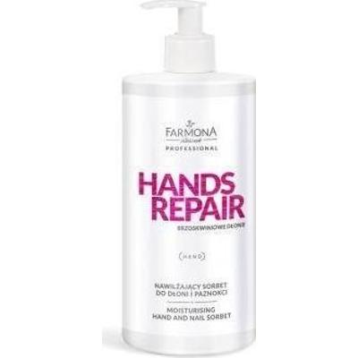 Nawilżający sorbet do dłoni i paznokci Farmona Hands Repair 500 ml