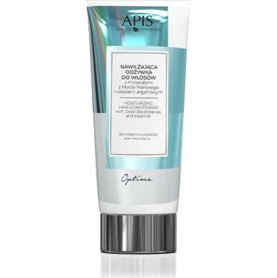 Nawilżająca odżywka do włosów z minerałami z Morza Martwego i olejkiem arganowym Apis Optima 200 ml