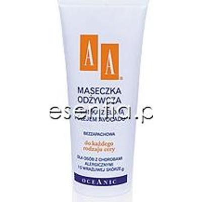 AA Cosmetics Cera Wrażliwa Maseczka odżywcza z glinką zieloną i olejem awokado 75 ml