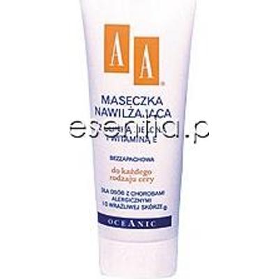 AA Cosmetics Cera Wrażliwa Maseczka nawilżająca z glinką zieloną i witaminą E 
