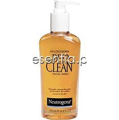 Neutrogena Deep Clean Żel do mycia twarzy 200 ml