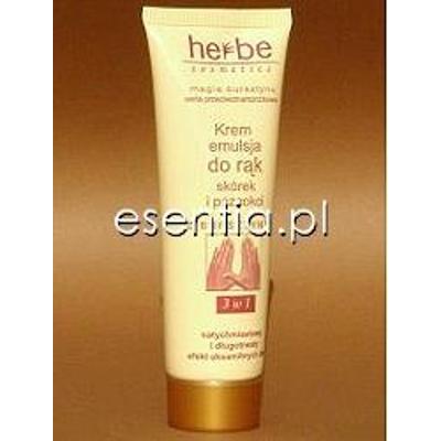 Herbe Bursztynowa Krem-emulsja do rąk skórek i paznokci 3 w 1 75 ml