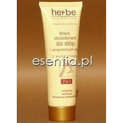 Herbe Bursztynowa Krem dezodorant do stóp i zmęczonych nóg 2 w 1 75 ml
