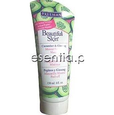 Freeman Beautiful Skin Maseczka do twarzy z ogórkiem i żeńszeniem 150 ml
