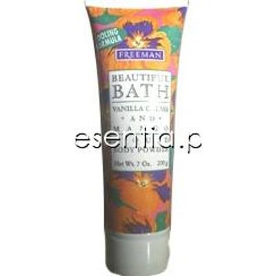 Freeman Beautiful Bath Puder do ciała w płynie z mango i wanilii 200 g