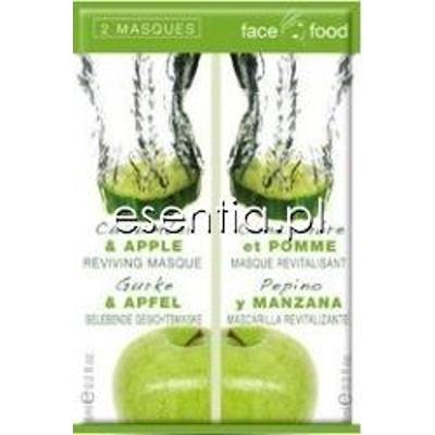 Montagne Jeunesse Face Food Maseczka rewitalizująca z ogórkiem i jabłkiem 2 x 6 ml
