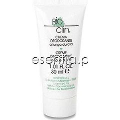 BioClin dezodoranty Dezodorant w kremie o przedłużonym działaniu 30 ml