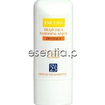 Idea 25 Biokosmetyki letnie Emulsja brązująca samoopalająca do ciała 150 ml