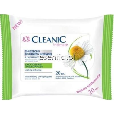 Cleanic Intimate Chusteczki do higieny intymnej z rumiankiem 