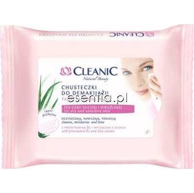 Cleanic  Chusteczki do demakijażu dla cery suchej i wrażliwej op. / 10 szt.