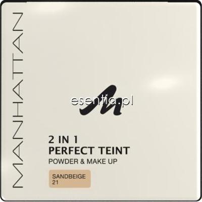 Manhattan  Puder w kamieniu + fluid 2w1 Perfect Teint 10 g