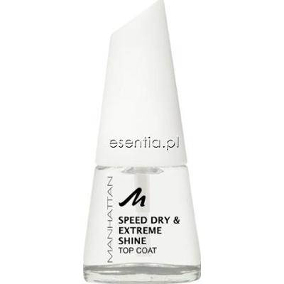 Manhattan  Preparat do paznokci Speed Dry & Extreme Shine 11 ml