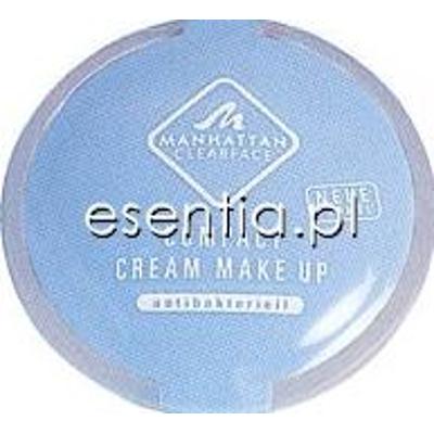 Manhattan Clearface Compact Make Up - Puder w kremie w kompakcie antybakteryjny 12 g