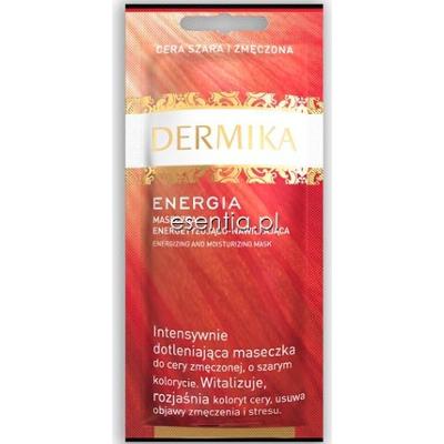 Dermika Maseczki Piękności Energia - Maseczka energetyzująco - nawilżająca do cery szarej i zmęczonej 10 ml
