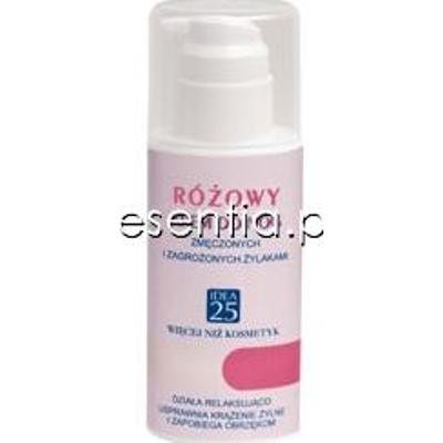 Idea 25 Różowa Różowy krem do nóg zmęczonych i zagrożonych żylakami 150 ml