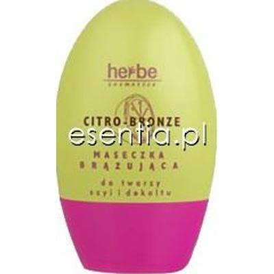Herbe Citro-Bronze Maseczka brązująca do twarzy szyi i dekoltu 75 ml