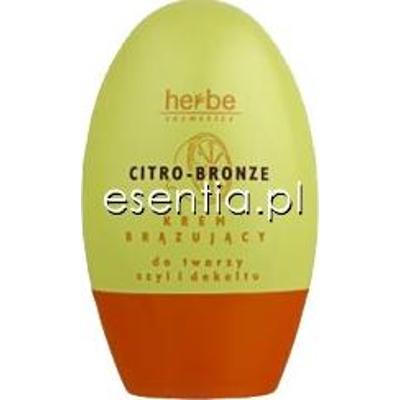 Herbe Citro-Bronze Krem brązujący do twarzy szyi i dekoltu 75 ml