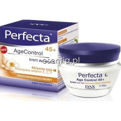 Perfecta Age Control 45+ Krem przeciwzmarszczkowy na noc do cery dojrzałej 