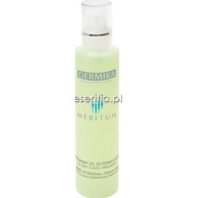 Dermika Meritum Kremowy żel do demakijażu do cery tłustej i mieszanej 200 ml